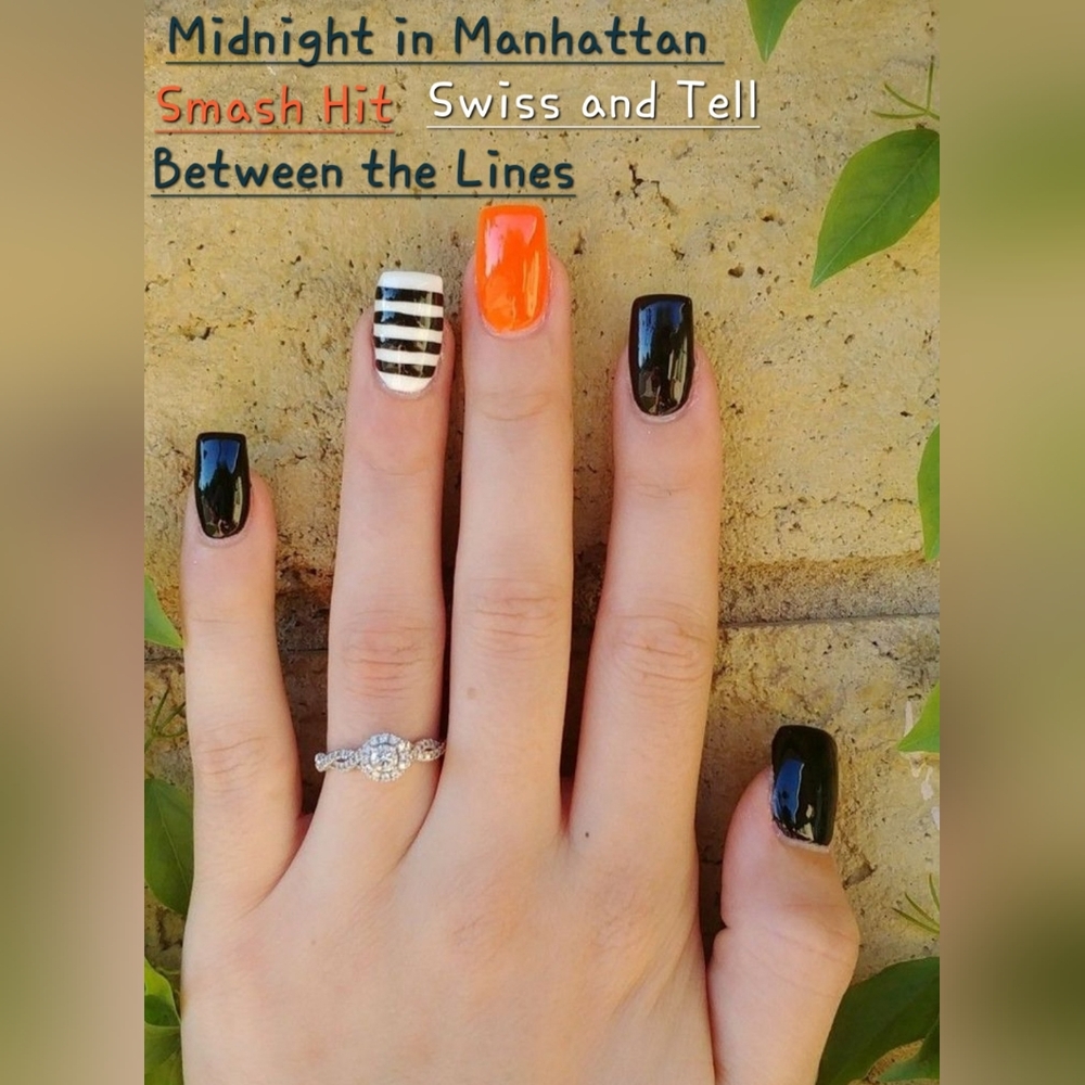 Colorstreet Halloween mixed mani